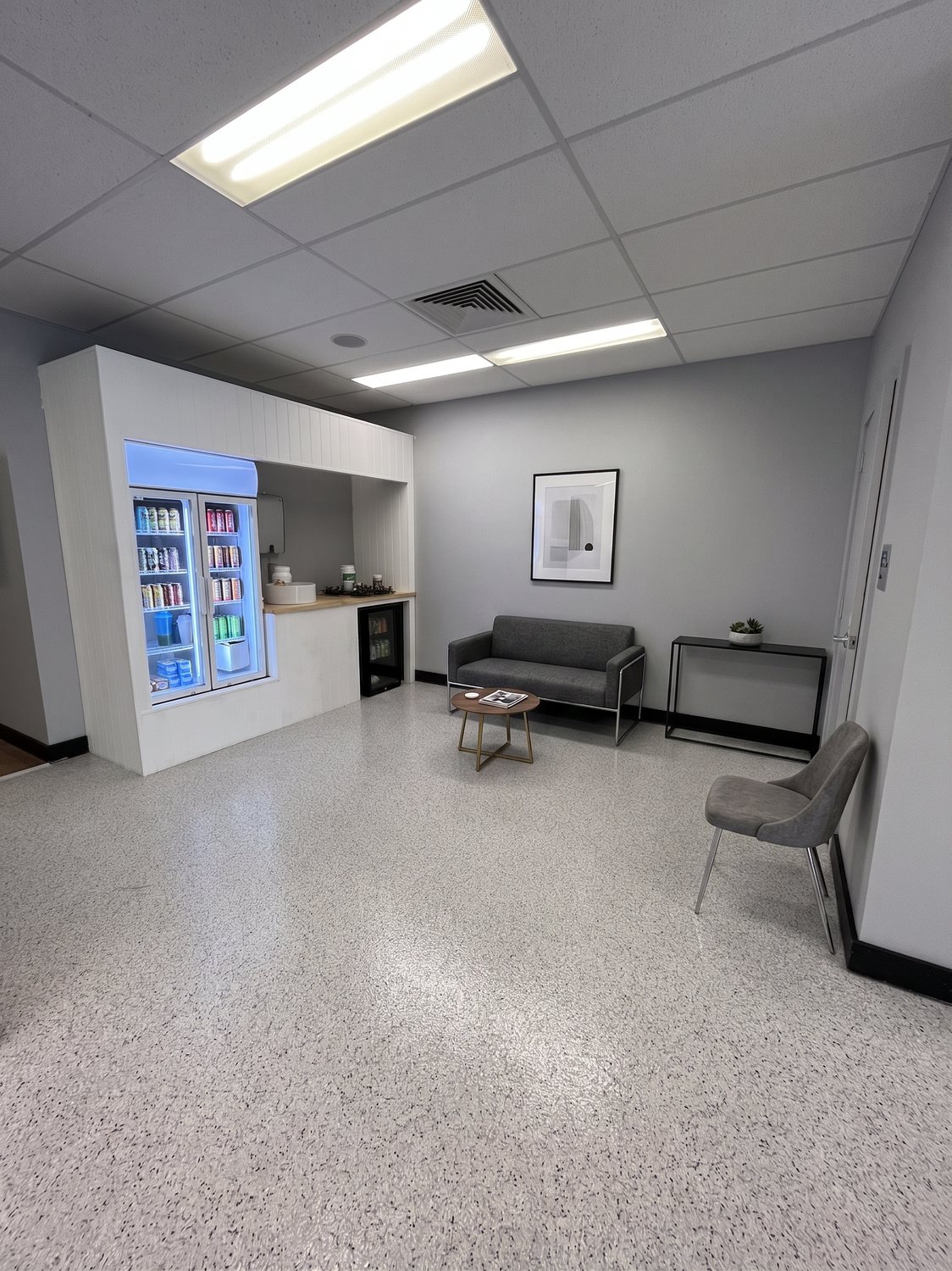 Single garage epoxy