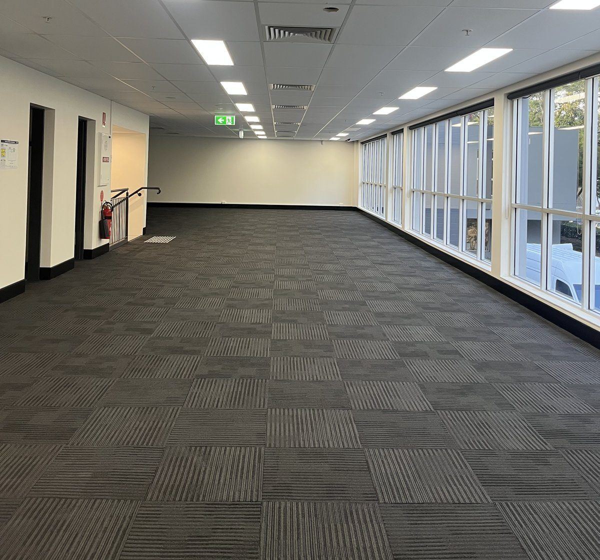 Commercial carpet tile in office fitout