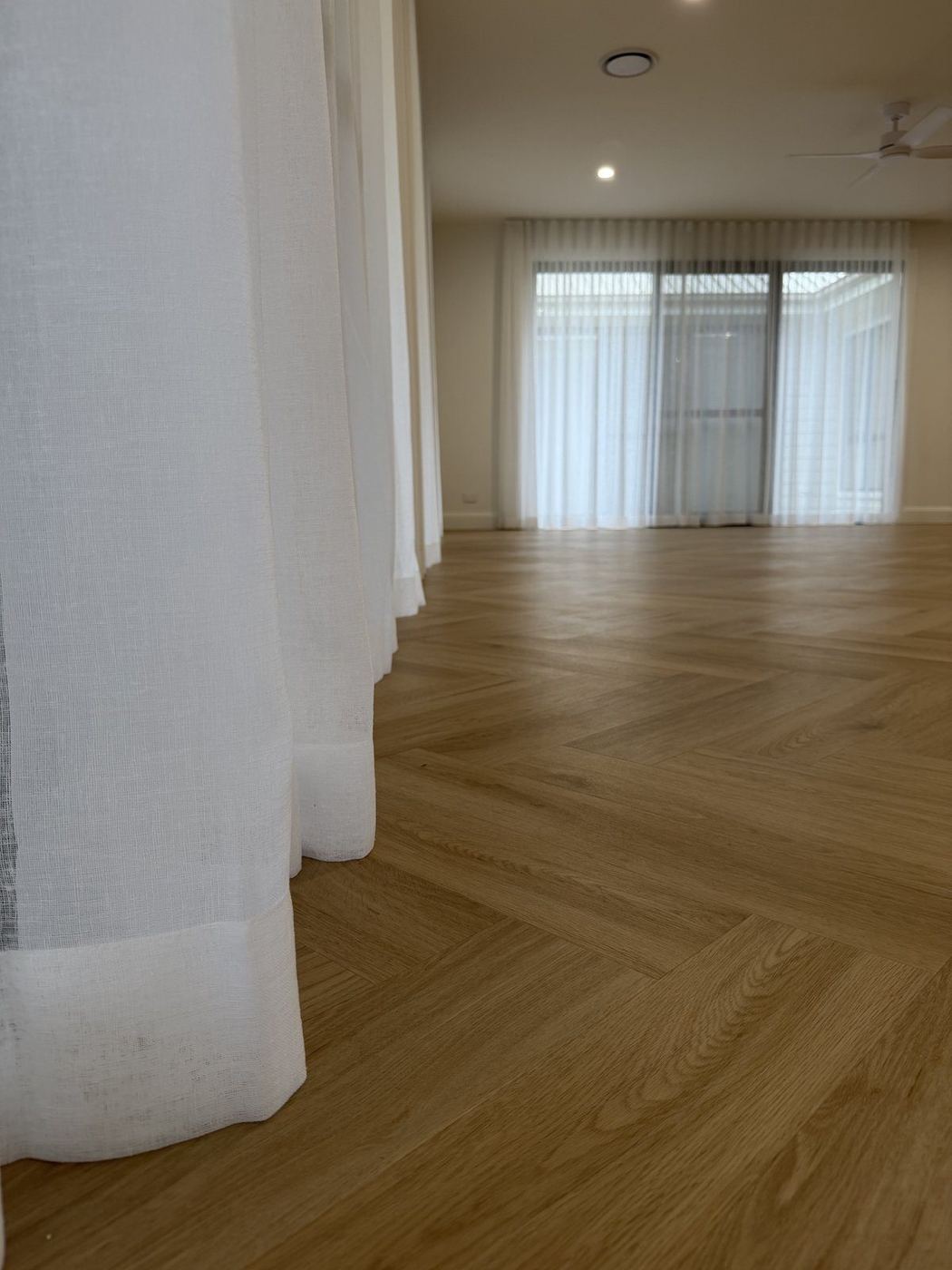 Hybrid herringbone install in Lake Macquarie