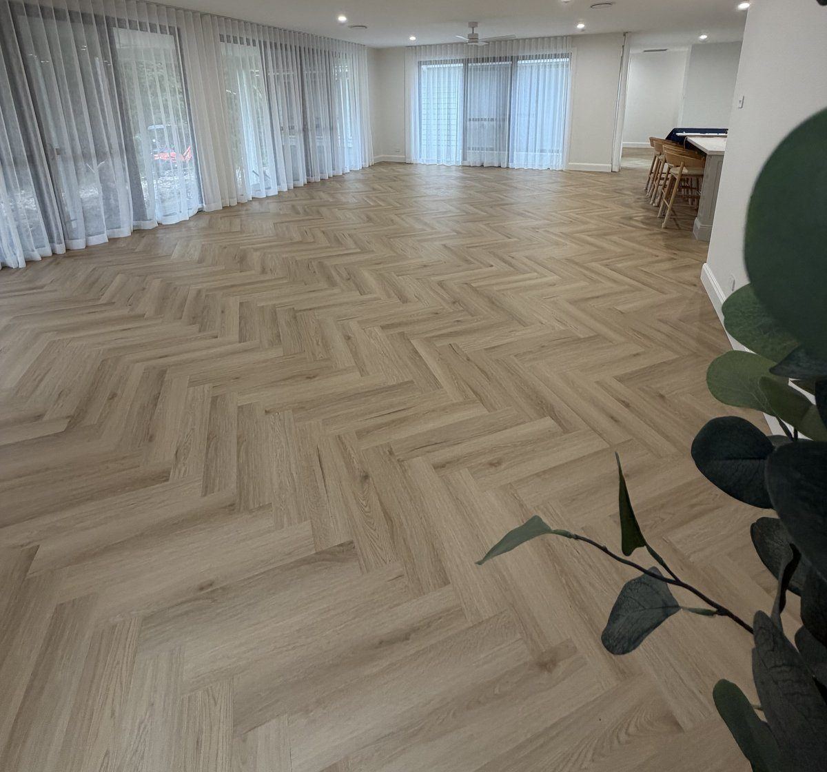 Hunter Valley install with herringbone flooring