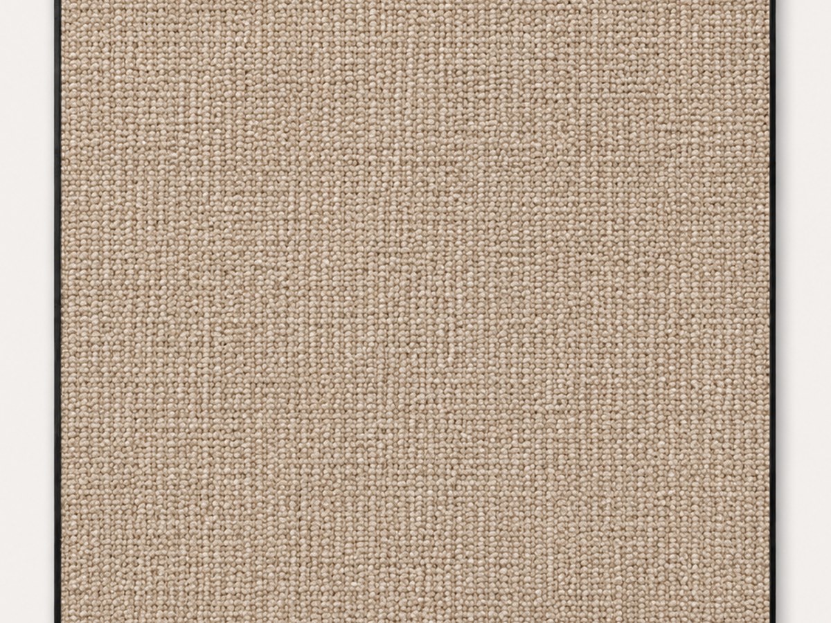 Broadloom carpet sample in beige loop